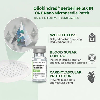2026 Breakthrough: Lose Stubborn Fat While Keeping Skin Tight – New Oliokindred® BerberineExtract 10-in-1 Nano Microneedle Patch