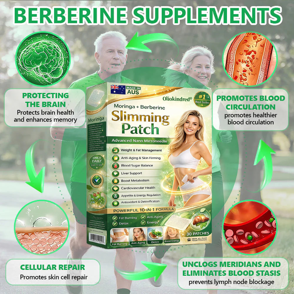 2026 Breakthrough: Lose Stubborn Fat While Keeping Skin Tight – New Oliokindred® BerberineExtract 10-in-1 Nano Microneedle Patch