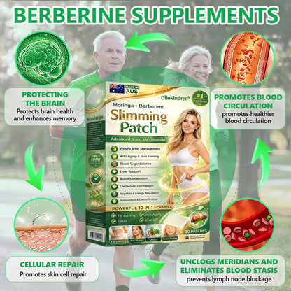 2026 Breakthrough: Lose Stubborn Fat While Keeping Skin Tight – New Oliokindred® BerberineExtract 10-in-1 Nano Microneedle Patch