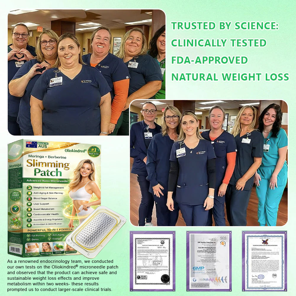 2026 Breakthrough: Lose Stubborn Fat While Keeping Skin Tight – New Oliokindred® BerberineExtract 10-in-1 Nano Microneedle Patch