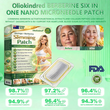 2026 Breakthrough: Lose Stubborn Fat While Keeping Skin Tight – New Oliokindred® BerberineExtract 10-in-1 Nano Microneedle Patch