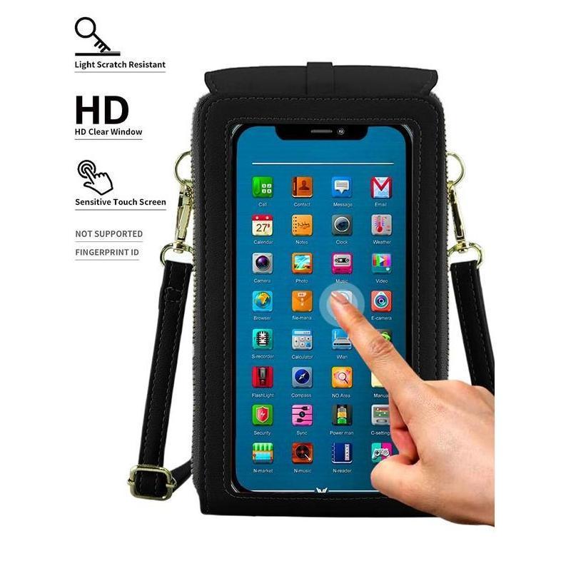 🔥2026 Trendy Minimalist Elegant Women's Touchscreen Crossbody Phone Wallet