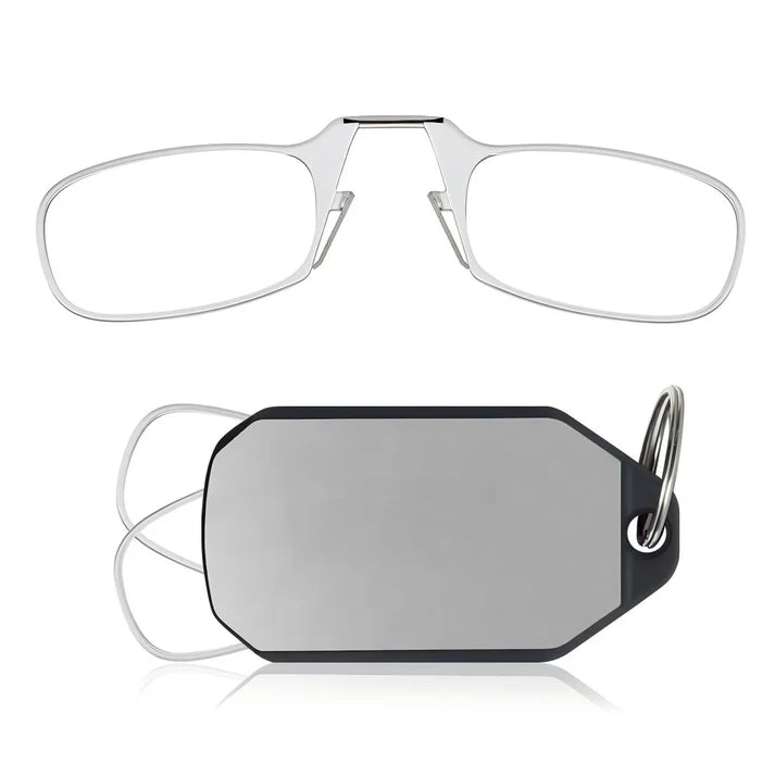 Slim Folding Keychain Reading Glasses - Clips Anywhere, Reads Anytime