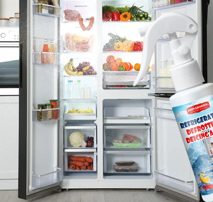 🧊 Buy 2 Get 1 Free | Defrosting Spray for Fridge Freezer 🎁 Includes Free Spatula