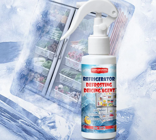 🧊 Buy 2 Get 1 Free | Defrosting Spray for Fridge Freezer 🎁 Includes Free Spatula