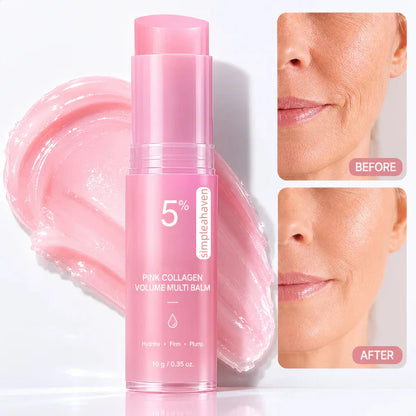 🔥LAST DAY 60% OFF Simpleahaven Korean Pink Collagen Volume Multi Balm