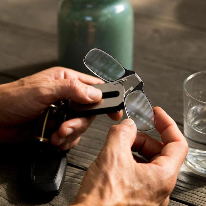 Slim Folding Keychain Reading Glasses - Clips Anywhere, Reads Anytime