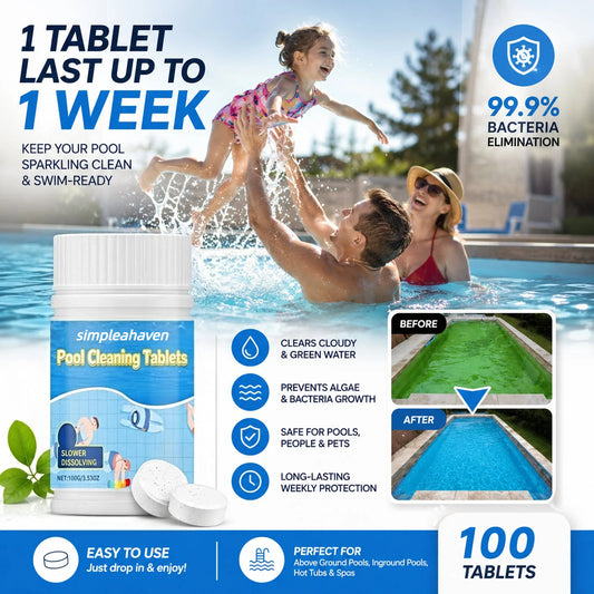 The Next-Gen Pool Purifier is here! 2X Stronger Algae Control, Gentle & Safe for Kids!