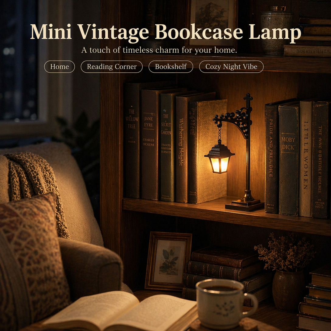 Library Lantern-Decorative Bookshelf Lighting