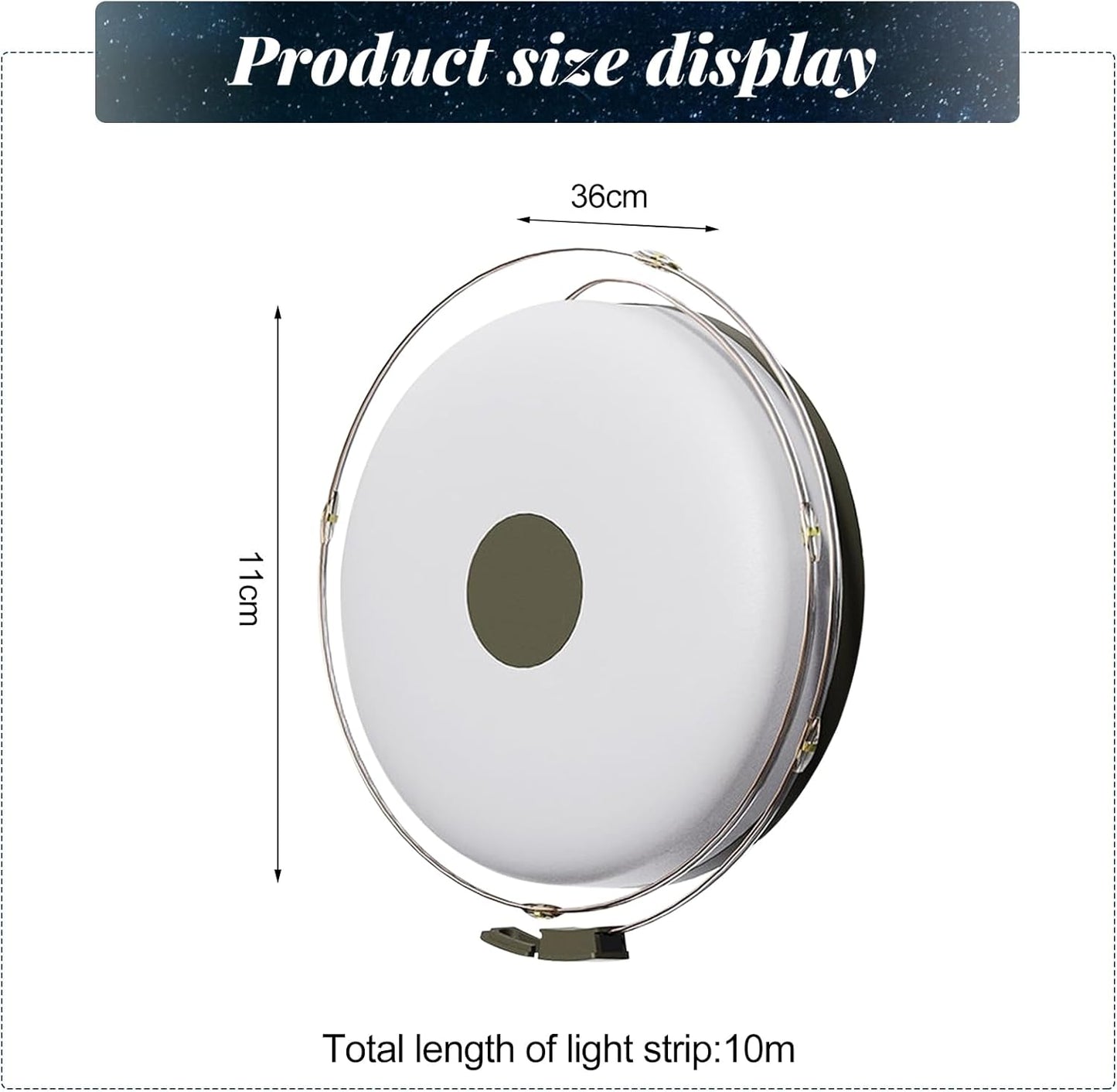 10M LED Camping Fairy Lights – Waterproof USB Rechargeable Tent Lights for Outdoor & Garden ✨