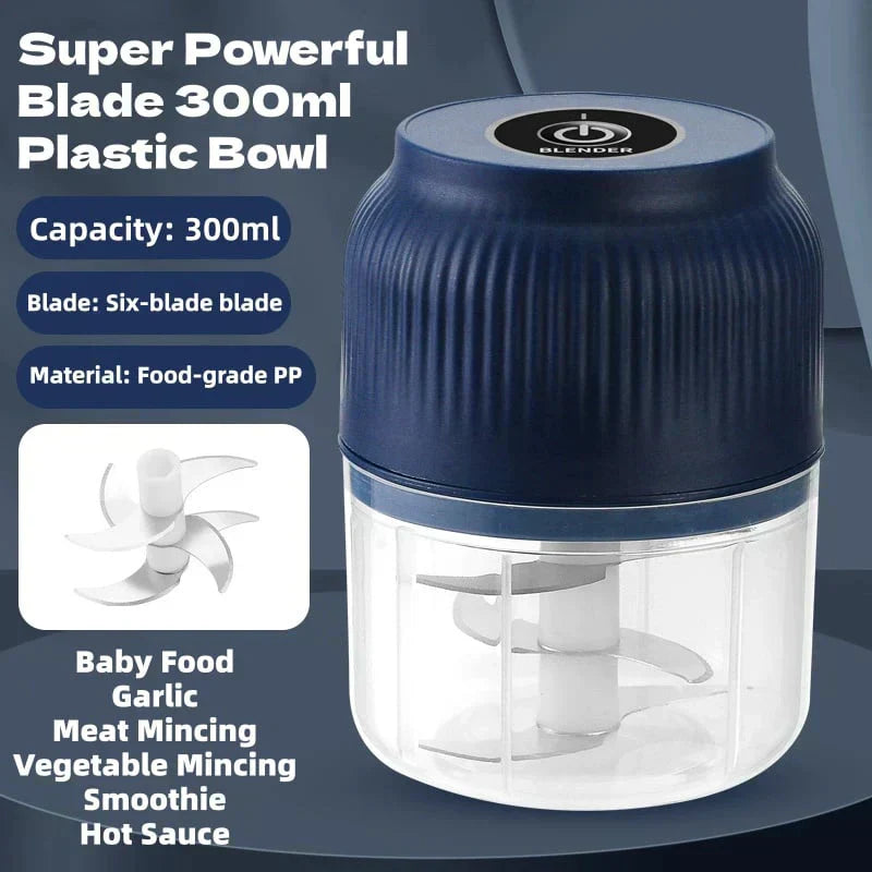 Cordless Electric Garlic Chopper & Mincer