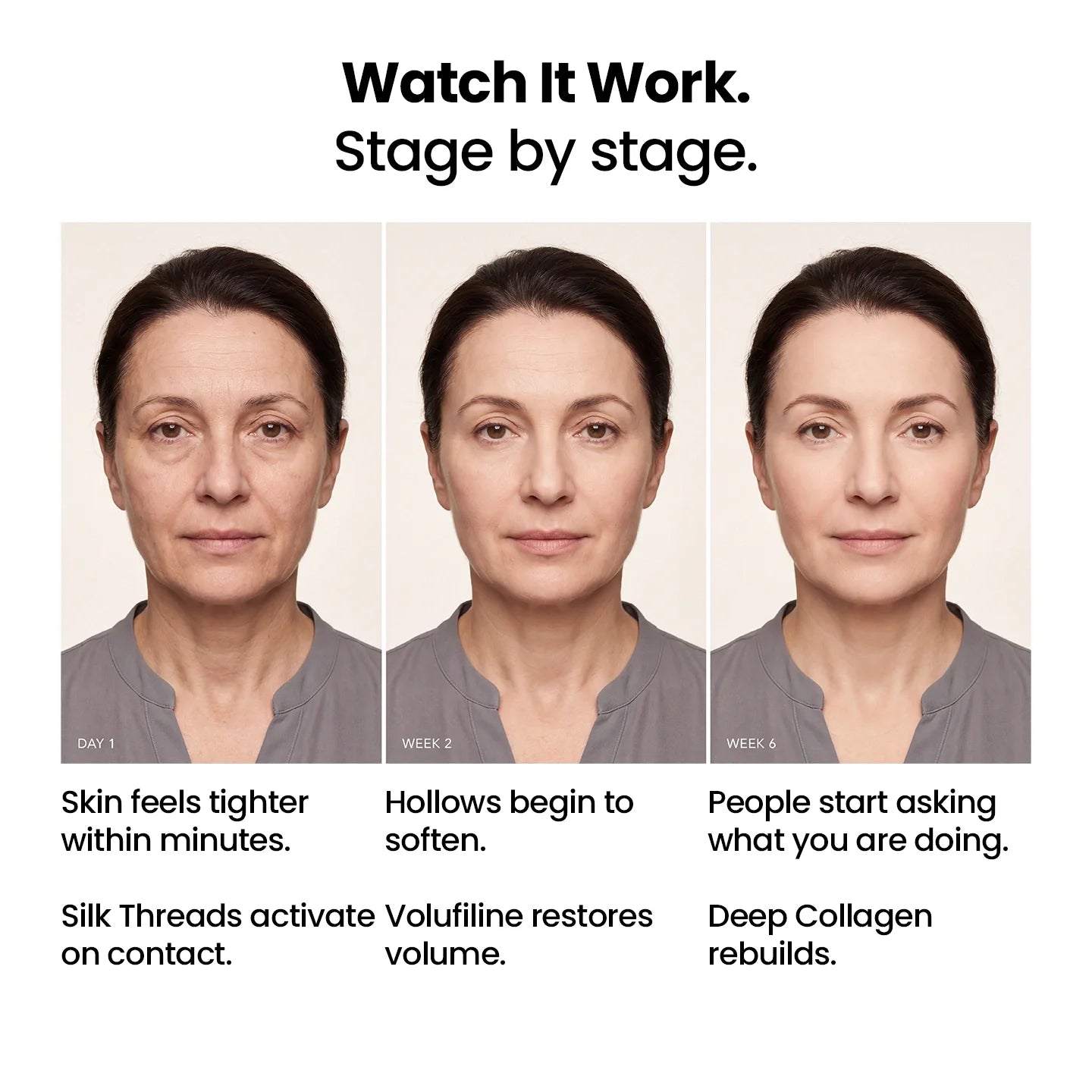 Deep Collagen Silk Ampoule - A non-sticky collagen ampoule that delivers a dewy glow in 30 minutes and visible radiance in 7 days