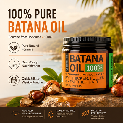 100% Pure Batana Oil Hair Mask | Restore Shine, Moisture & Healthy-Looking Hair