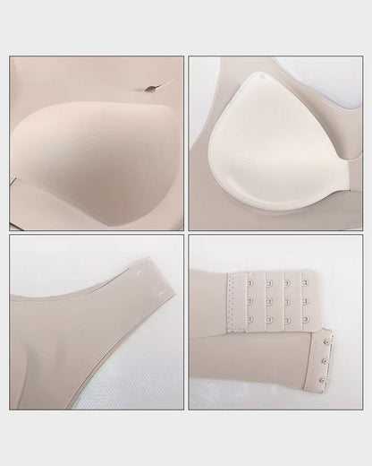 ⏳👍✨Cross Back Front Closure Wireless Posture Support Bra– All-Day Comfort, Breathable & Summer-Ready 💕