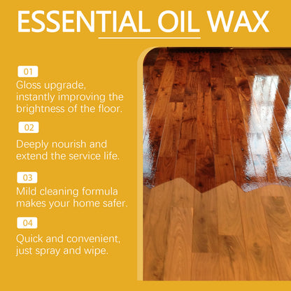 Wooden Furniture Care Spray: Natural Beeswax and Plant Oils for Deep Nourishment, Scratch Repair, Moisture Protection, and Crack Prevention