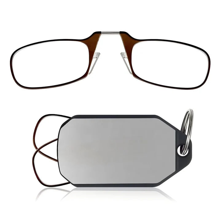 Slim Folding Keychain Reading Glasses - Clips Anywhere, Reads Anytime