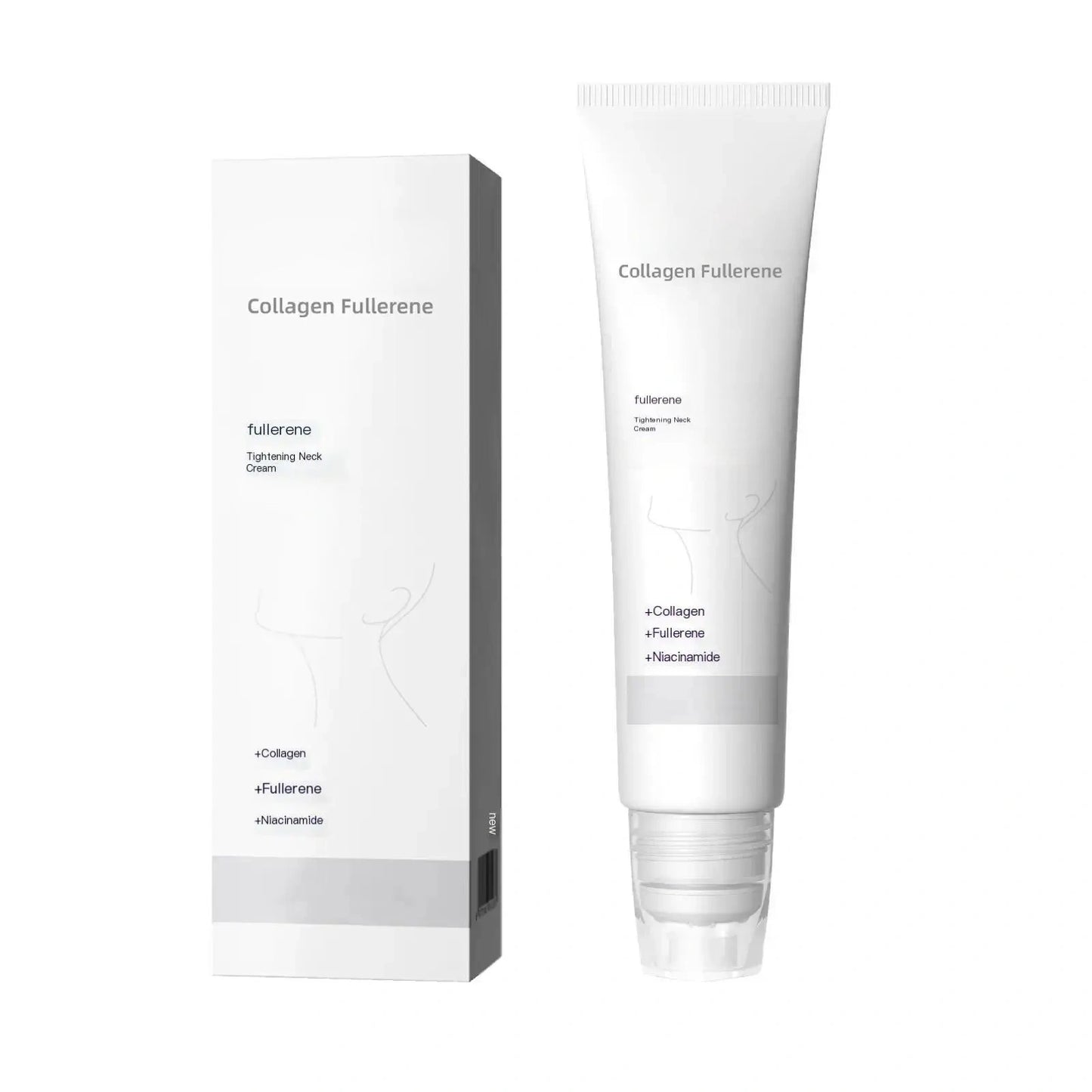 ✨ 5-Roller Collagen Neck Cream | Anti-Wrinkle & Double Chin Reducer