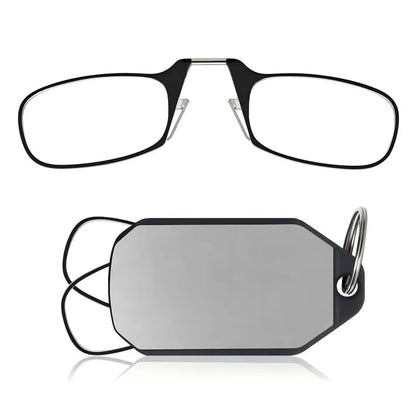 Slim Folding Keychain Reading Glasses - Clips Anywhere, Reads Anytime