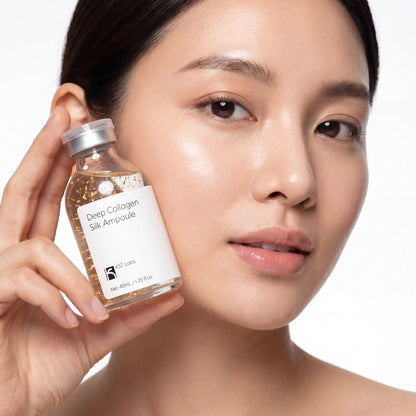 Deep Collagen Silk Ampoule - A non-sticky collagen ampoule that delivers a dewy glow in 30 minutes and visible radiance in 7 days