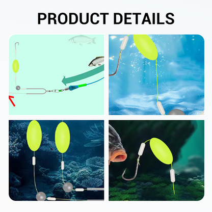 🎣⚡ Double-Hook Reverse Bottom Rig! Upgraded version boosts hook-up rate by 50% – say goodbye to snagging! 🎣