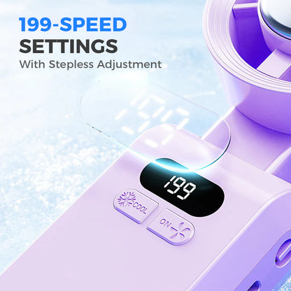 🌬️40% OFF!🧊Handheld Portable Fan with Ice Cooler