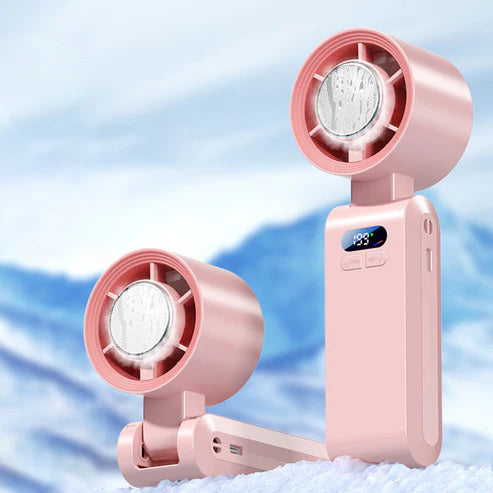 🌬️40% OFF!🧊Handheld Portable Fan with Ice Cooler