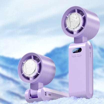 🌬️40% OFF!🧊Handheld Portable Fan with Ice Cooler