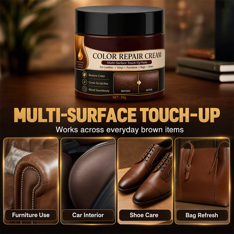 🛋️✨ Leather Repair Paste – Fills scratches & scuffs, restores texture💺🛡️